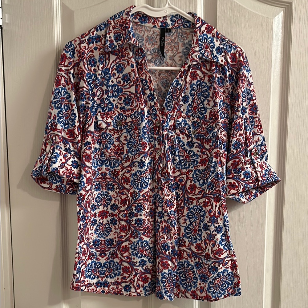 Floral Print Women's Top